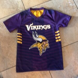 Minnesota NFL Vikings Reversible youth Shirt size L